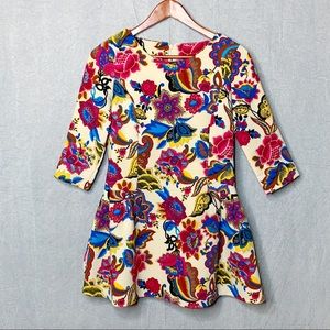 [ RARE ] Handmade Vintage 1970’s Tunic Boho Gypsy Retro Floral Statement